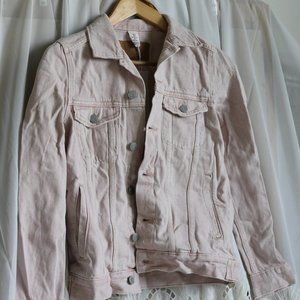 H&M Soft Pink Denim Jacket